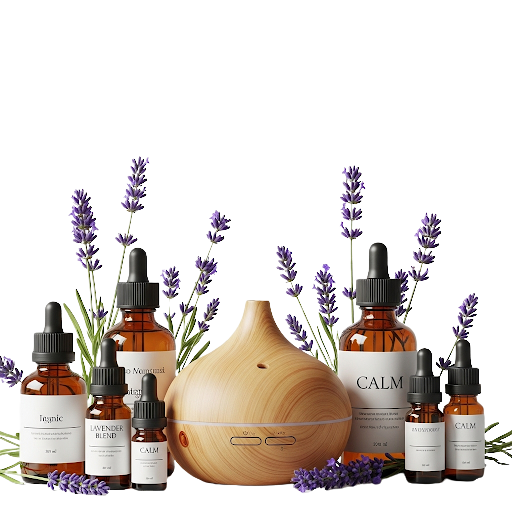 Aromatherapy oil diffuser and products